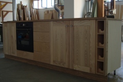 Cucina in legno massello Frassino
