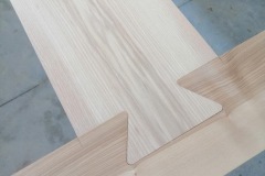 Tavolo in legno massello Frassino
