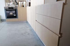 Sportelli cucina in listellare Rovere