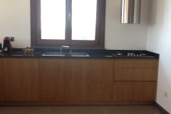 Cucina in legno Rovere
